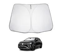 LUWU Parasole per auto compatibile con VW T-ROC T ROC 2017-2023 2024 pieghevole protezione solare per parabrezza con protezione solare e isolamento termico Volkswagen accessori