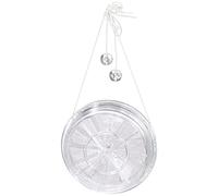 Lux 294 - DIAM. 120 - Aeratore da finestra con A/C manuale e retina anti insetto, Bianco