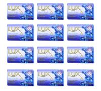 Lux Aqua Sparkle, 12 pezzi di sapone, profumo floreale, muschio e olio di menta, 80 g ciascuno