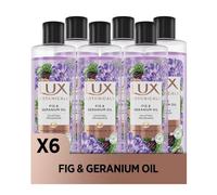 LUX Bagnodoccia Botanicals, Fig & Geranium Oil, Bagnoschiuma Uomo e Donna, con Olio di Geranio, Fragranza Estiva Floreale e Fruttata, con Oli Botanici, 94% Ingredienti Naturali, 490ml