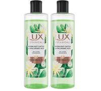 LUX Bagnodoccia Botanicals, Moonlight Cactus & Hyaluronic Acid, Bagnoschiuma Uomo e Donna, con Acido Ialuronico e Oli Botanici, Fragranza Gelsomino e Mela, 94% Ingredienti Naturali, 490ml