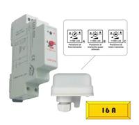 LUX-DIN INTERRUTTORE CREPUSCOLARE 1 MODULO PER BARRA DIN GECA
