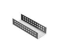 LUX ELEMENTS LMONZ1117 MONT-UNI 50 - Forma a U per piastra da costruzione da 50 mm, colore: Argento