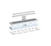 LUX ELEMENTS LTUBE95001, Grigio, 90 x 20 cm, Rinne 75 cm