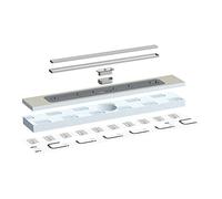 LUX ELEMENTS LTUBE95003, Grigio, 120 x 20 cm, Rinne 85 cm