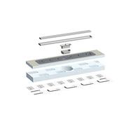 LUX ELEMENTS LTUBE95008, Grigio, 90 x 20 cm, Rinne 65 cm