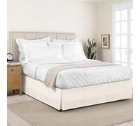 Lux Hotel, mantovana giroletto Sartoriale Classica, Lunghezza 35,5 cm, Plissettata, Doppio, Avorio