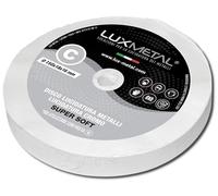 Lux Metal Disco Lucidatura in Cotone Super Soft 150 mm Lucidare A Specchio Alluminio Cromature Metalli Acciaio Inox Dischi Lucidante Ruota per Trapano Mola Ottone Rame Ferro Legno Marmo Plexiglass