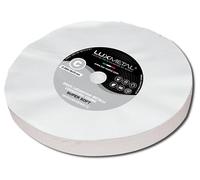 Lux Metal Disco Lucidatura In Cotone Super Soft 300 mm Dischi Per Lucidare A Specchio Acciaio Inox Cromature Metalli Alluminio Ruota Lucidante Lucidatrice Mola Ottone Rame Ferro Legno Marmo Plexiglass