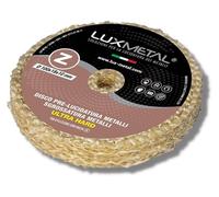 Lux Metal Disco Lucidatura Ultra Hard 100 mm In Sisal Pura Dischi Per Lucidare A Specchio Acciaio Inox Metalli Sgrossatura Alluminio Ruota Lucidante Per Trapano Mola Elimina Graffi Ottone Rame Ferro