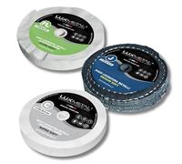 Lux Metal Kit 3 Disco Lucidatura 150 mm FL-C-J Dischi Cotone Set Lucidare A Specchio Acciaio Inox Alluminio Metalli Set Lucidante Per Trapano Mola Smerigliatrice Cromature Rame Legno Marmo Plexiglass