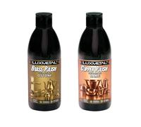 Lux Metal Kit Brass & Copper Polish 2 x 250 gr, Paste Lucidanti per Ottone Bronzo e Rame, Rimuove Ossido Opacità Annerimenti Macchie Verdastre, Ravviva Lucentezza