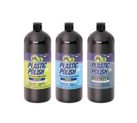 Lux Metal Kit Plastic Polish PL1 PL2 PL3 3 Paste Lucidanti per Plastica Acrilico Policarbonato, Rimuove Graffi Opacità, Ravviva Trasparenza e Lucentezza (1 Kg, PL1 PL2 PL3)