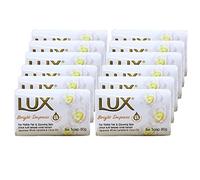 Lux Saponetta Bright Impress 80 g (confezione da 12) con camelia bianca giapponese e olio di agrumi