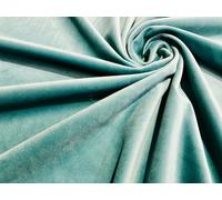 LUX Velvet Decor Tessuto Resistente Tappezzeria Velluto 59" di larghezza BLU ...