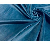 LUX Velvet Decor Tessuto Resistente Tappezzeria Velluto Larghezza 59" BLU NAVY