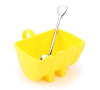 LUXBUT Excavator Coffee Mug 330ml Construction Machine Excavator Bucket Cup with Shovel Spoon for Whiskey Ashtray Coffee Tea