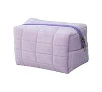 LUXBUT Large Pencil Case Big Capacity Fluffy Decompressed Pillow Pencil Bag Cute Makeup Pouch Holder Portable School Supplies Suitable for Students Girls Boys Teen Storage Organizer Gift (Purple)