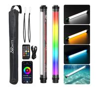 LUXCEO P7RGB Pro Luce per Fotografia Portatile Controllo APP, 12 modalità di Illuminazione, CRI≥95 IP68 Impermeabile con Batteria integrata10400 mAh 3000K 5750K LED Luce Video