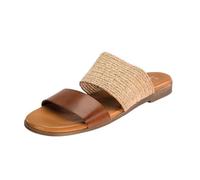 Luxdive ciabatta bassa donna pell/corda cuoio