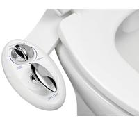 LUXE Bidet, Neo 180 Doccino bidet non elettrico per sedile WC, autopulente, doppio ugello, pressione dell'acqua regolabile, modalità di lavaggio posteriore e femminile, comando a leva (bianco)