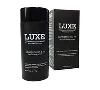 LUXE Fibre ispessimento capelli con cheratina naturale - Dura 2 mesi! - Testato da dermatologi - Ipoallergenico - Molteplici colori disponibili. Castano scuro