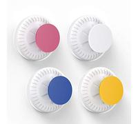 Luxear Confezione da 4 Ganci a Ventosa, Colorati per cameretta dei Bambini, Senza Fori, Ganci Decorativi, Resistenti alle Bombe, per Piastrelle, finestre, Bagno, Doccia, Bagno, Soggiorno, Cucina,