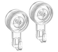 Luxear Ganci Ventosa Senza Foratura 2 Pezzi Appendi Accappatoio Resiste Set di 2