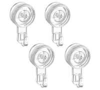 Luxear Ganci Ventosa Senza Foratura 4 Pezzi Appendi Accappatoio Resistenti