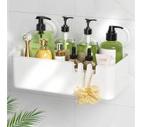 Luxear Mensola Doccia con Ventosa Senza Foratura Porta Sapone Doccia Rimovibile Portaoggetti Doccia Impermeabile Resistenti agli Oli Porta Shampoo Doccia per Casa Bagno Cucina