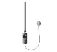 LuxeBath Resistenza Elettrica LED 1200W a Immersione Asta di Riscaldamento Antracite per Calorifero Radiatore Termosifone con Termostato Controllo della Temperatura Bagno Design Moderno