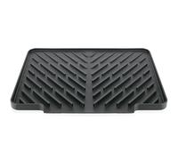 LUXECOVE Tappetino Scolapiatti In Silicone Nero, 30 X 40 Cm, Antiscivolo E Resistente Al Calore Con Scolo Per Cucina