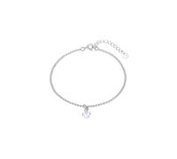 Luxenter BH22700 Bracciale in argento rodiato con zirconi pendenti.