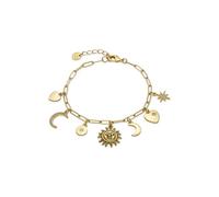 LUXENTER Bracciale con Catene rifinito in Oro 18K. Colore oro. Gioielli da donna - Modello Nafir
