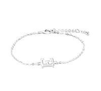 LUXENTER Bracciale finito argento - Alphabet
