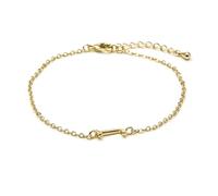 LUXENTER Bracciale finito oro giallo 18k - Alphabet