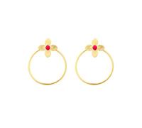 LUXENTER Orecchini Uya finitura oro 18k