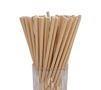 LUXENTU Cannucce di Carta - 100, 300, 500 o 1000 Pezzi - (500, Beige)