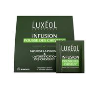 Luxéol - Infuso Crescita Dei Capelli(1) - Spinta(1) & Fortificazione(2) - Formula 100% Naturale - Rucola, Ortica, Verbena profumata - Programma Capelli 1 Mese - 30 Bustine