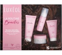 LUXÉOL - Kit Routine Ricci da Viaggio - Nutre, Definisce e Avvolge | Valorizza i Ricci - Riduce il Crespo - Profumo Goloso - Shampoo da 75 ml + Maschera, Crema Trattante e Gelée da 50 ml