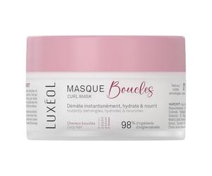 Luxéol - Maschera per capelli ricci - Nutre, idrate e districate istantaneamente i riccioli - Limite i ricci - Profumo Gourmand - Metodo Curly Hair - Senza Siliconi - Made in France - 200 ml
