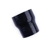 LUXERAD Accoppiatore riduttore in silicone nero a 4 strati rinforzato per turbo/intercooler/tubazioni di aspirazione (ID: 70-83 mm) (nero, riduttore da 70 mm a 83 mm)
