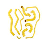 LUXERAD Kit tubo dell'acqua del radiatore del silicone per Fiat Abarth 500 595 695 tutte le versioni (Yellow)