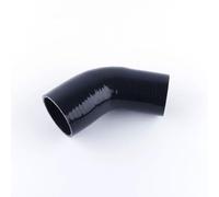 LUXERAD Riduttore a gomito con diametro interno di 45 gradi, da 56 mm a 60 mm, per tubo flessibile universale rinforzato turbo diretto per tubo di ingresso dell'aria da 102 mm, colore nero