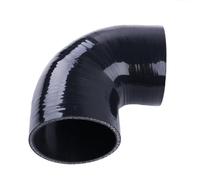 LUXERAD, Tubo a gomito in silicone a 90 gradi ID 3.5" (89 mm) Lunghezza 102 mm Rinforzato a 4 strati per intercooler turbo, tubazione per aspirazione, tubi industriali idraulici
