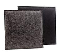 Luxflair Set di 4 cuscini rettangolari in feltro grigio scuro e coda. Cuscino lavabile con imbottitura per sedia e panca, resistente agli agenti esterni