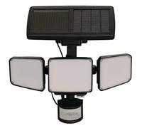 Luxform Lampada di sicurezza solare a 3 teste La Rioja