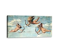 LuxHomeDecor Raffaello Sanzio - Trionfo di Galatea Quadro Stampa su Tela con Telaio in Legno misura 100x50 cm