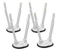 Luxia 4 supporti larghi per la preparazione degli alimenti/pianificazione dei pasti/conservazione degli alimenti, supporto regolabile per sacchetti di alimenti da piccoli a grandi, sacchetti con