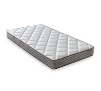 LUXIABED Materasso 90 x 190 viscoelastico doppio: facce differenziate. Comfort + fermezza Media MemorySens. Igienico e traspirante. Singolo colore grigio. Modello Elixir Altezza 10 cm
